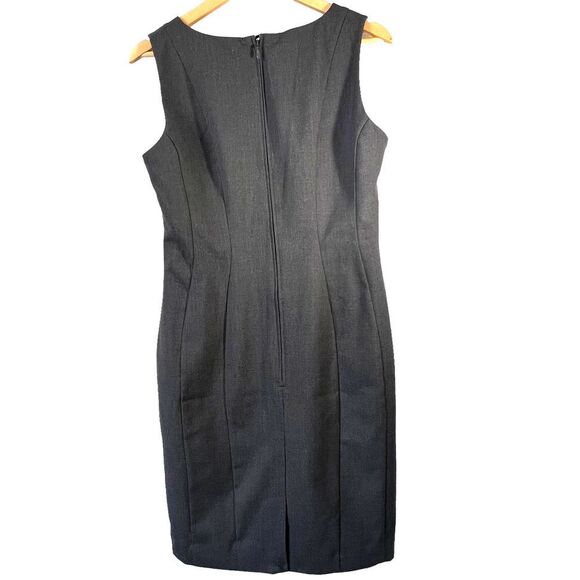 H&M Heather Gray Shift Dress Below the Knee 12 Large NWT - Picture 3 of 4